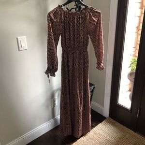 Off the shoulder maxi dress